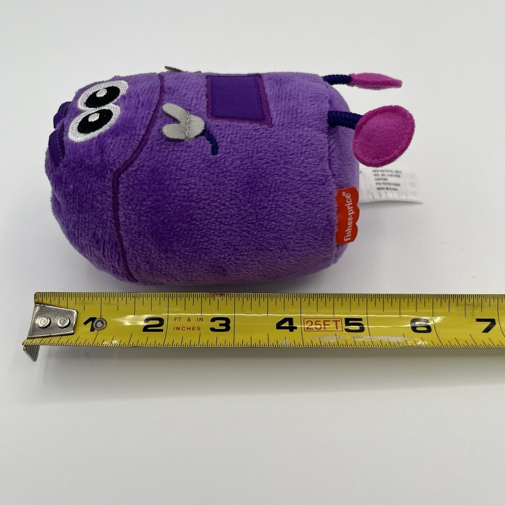 2020 Fisher Price Netflix Story Bots 5" Plush Shapes With Bo Purple - Picture 14 of 14